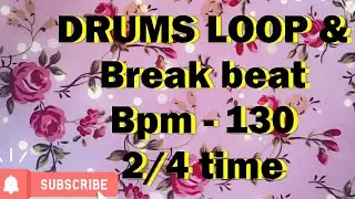 Energetic 2/4 Drum Groove | New Rhythmic Breaking Beat