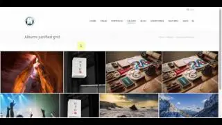 Pages Gallery justified grid