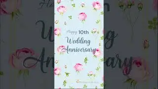 Happy 10th Wedding Anniversary Wishes | Best 10th Anniversary Wishes for Couple #shorts