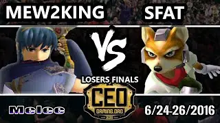 CEO 2016 SSBM - CLG | SFAT (Fox) Vs. Fox | MVG | Mew2King (Marth, Sheik) Smash Melee LF