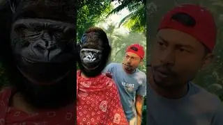 I Met a Gorilla - and I Escaped 🦍😱 P7 #shorts #gorilla #trending #youtubeshorts