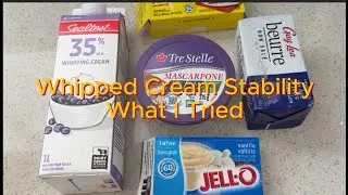 Whipped Cream Stability Test