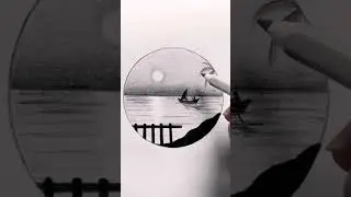 sample drawing landscape #drow #artist #calligraphy #viralvideo #shart #shorts #creative #fun #art