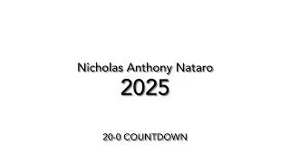 2025 Nicholas Anthony Nataro 20-0 Countdown