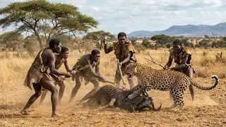 3.2 Million Years Ago: How Homo habilis Survived the Deadliest Leopard Attack.