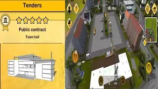 Construction Simulator 2014 - Gameplay - Missions - Tenders - Town hall-Set walls