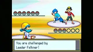 Pokemon Soothing Silver - Rival Gold 1, Johto Leader Falkner @ Violet City (Singles, Hard Mode)