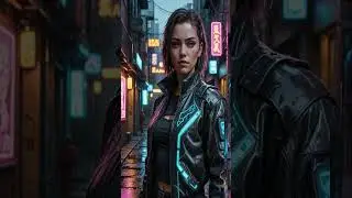 Cyberpunk NU1 #NeonNoir #TechNoir #DystopianFuture #DarkFuture #FutureCity #CityOfTheFuture