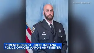 Community mourns NW Indiana officer who died after medical emergency while playing hockey