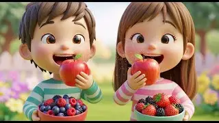 Yummy Food and Color Fun Song 🍎🥕 | Nursery Rhyme & Baby Song 🎵 Fun Learning for Toddlers 🌈