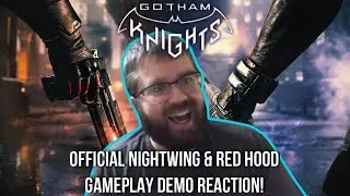 Gotham Knights - Official Nightwing and Red Hood Gameplay Demo REACTION!!!