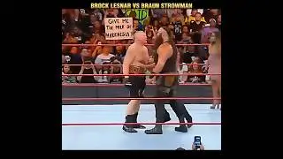 Brock Lesnar Vs Braun Strowman☠️🔥 No Mercy 2017🥶Short Match🥵 Edit‼️