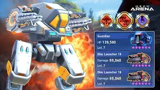 Guardian with Disc Launcher 16 - Gameplay - Mech Arena