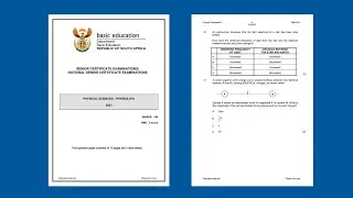 May/June 2021 Grade 12 Physical Science P1 Multiple Choice Past Exam Paper Memo