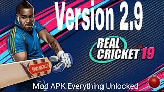 Real Cricket&trade;19 V2.9 Everything Unlocked All Tournaments WorldCup 19 Full Kitbag Unlocked