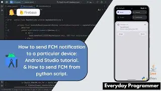 How to send FCM Notification to a device using token in Android | Firebase server key issue fixed!