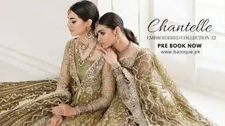 Baroque Chantelle Embroidered Collection'22 | Baroque Luxury Festive Unstitched Collection 2022
