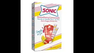 Sonic Strawberry Lemonade Drink Mix Review