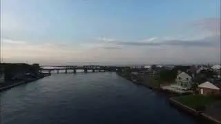 Cruising up and down the Shrewsbury River in Sea Bright NJ