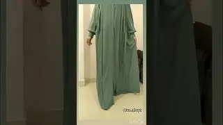 Front open abayas with side pleated and back pleated #abaya #simple #elegant #sunnah #shorts #niqab
