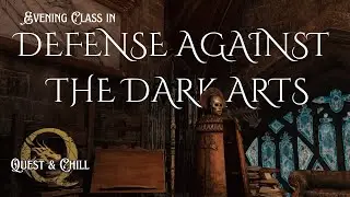 Defense Against the Dark Arts Ambience | Hogwarts Classroom Study
