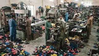 Chappal Making Factory to your House | ₹15 Slippers | footwear manufacturing machine 