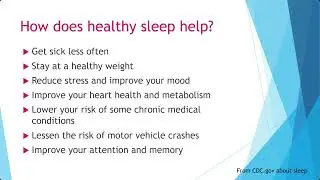 Cystic Fibrosis: Healthy Sleep Habits