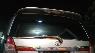 ganti lis belakang innova