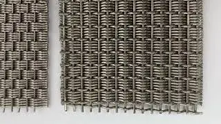 Corrosion Resistant High Strength Woven Structure Stainless Steel Decorative Mesh