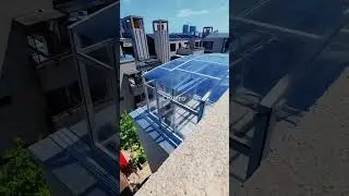 Who knows wow I like this smart mobile sun room so much #sunroom #customization #architecture #pool