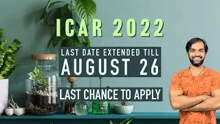 ICAR 2022 exam registration date extended 😊 | Last chance to apply