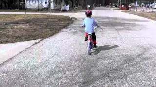 Off to Frosty O's without training wheels