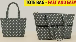 5 POCKETS &ndash; Handbag Sewing Tutorial | How to make Handbag at Home | DIY Bag Cutting and 