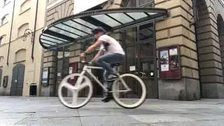 Bici fissa - scatto fisso ( semi ) con contropedale