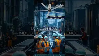 Energy-Saving Comfort with Marley Geared HVLS Fans!