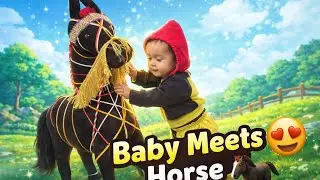 Tiny Baby + Big Horse = Internet Meltdown 