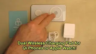 Dual Wireless Charging Pad any Qi Enabled Phone, Airpods 3/2/Pro, Apple Watch 7/6/SE /5/4/3/2 REVIEW