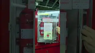 Testing the Fix CO2 Fire Fighting System from Remote Cabinet #CO2System
