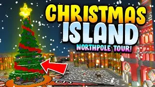 BEST* Christmas Island Tour!! in Roblox Islands (Skyblock)