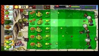 Plants vs Zombies - Adventure 2 - Day 1 - Gameplay (NO BGM)
