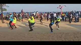 Dancers at Coco Beach Entebbe 😍 #dancevideo #beachvibes #uganda #lakevictoria #adventures