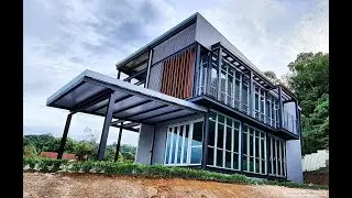 Video tour of Slimhaus' 2-storey terrace show unit, built with IBS technology.