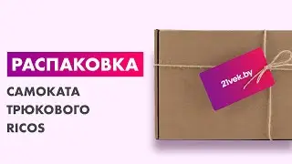 Распаковка &mdash; Самокат трюковый Ricos Twist ST08