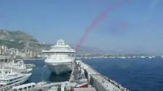 Red Arrows Piercing the Monaco Sky - Monaco Yacht Show 2009