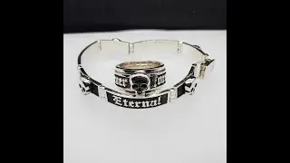 Custom skull ring and skull bracelet