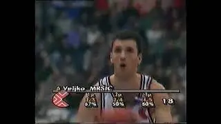 Veljko Mršić 28 pts vs Joventut 1994/95 Euroleague