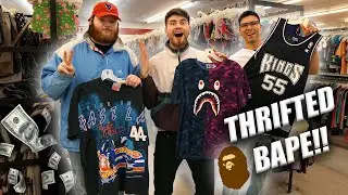 I FOUND BAPE IN THE THRIFT?! Squad Reunion! Trip to theThrift #318