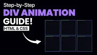 Create Div Animations with HTML & CSS Tutorial