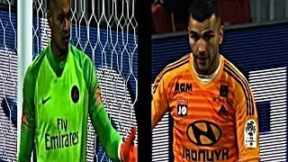 Alphonse Areola vs Anthony Lopes - PSG vs Lyon - 2/3/2019 HD