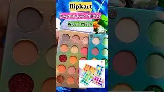Eyeshadow Palette under ₹400/- from Flipkart 💛💫 ll Affordable Makeup Kit #shorts #eyes #flipkart